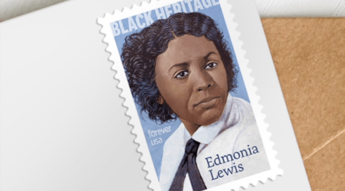 États-Unis d’Amérique: Edmonia Lewis, éminente sculptrice noire et ojibwée, obtient son propre timbre USPS.