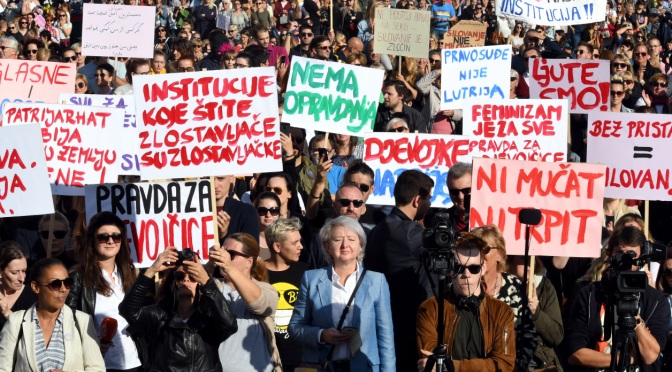 Croatie: mobilisation contre les violences sexuelles après un fait divers sordide.